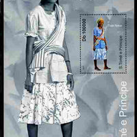 St Thomas & Prince Islands 2010 Culture ofSt Thomas - Costumes #3 perf m/sheet unmounted mint