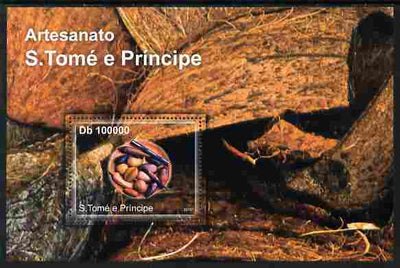 St Thomas & Prince Islands 2010 Handicrafts ofSt Thomas #1 perf m/sheet unmounted mint