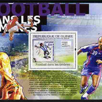 Guinea - Conakry 2009 Stamp on Stamp - Football perf m/sheet unmounted mint Michel BL 1773