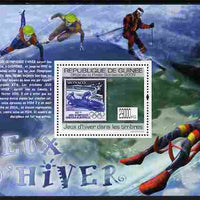 Guinea - Conakry 2009 Stamp on Stamp - Winter Olympics perf m/sheet unmounted mint Michel BL 1776