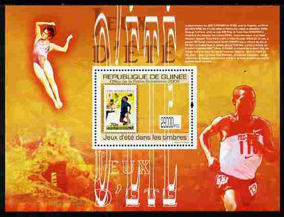 Guinea - Conakry 2009 Stamp on Stamp - Summer Olympics perf m/sheet unmounted mint Michel BL 1775