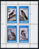 Staffa 1982 Birds #18 (Woodpecker, Kingfisher, etc) perf,set of 4 values (10p to 75p) unmounted mint
