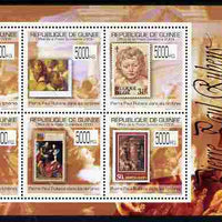 Guinea - Conakry 2009 Stamp on Stamp - Peter Paul Rubens perf sheetlet containing 6 values unmounted mint
