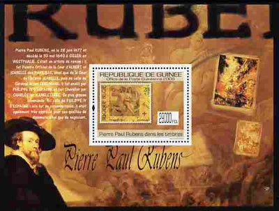 Guinea - Conakry 2009 Stamp on Stamp - Peter Paul Rubens perf m/sheet unmounted mint