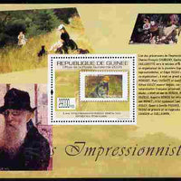 Guinea - Conakry 2009 Stamp on Stamp - The Impressionists perf m/sheet unmounted mint
