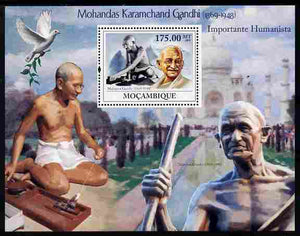 Mozambique 2009 Mahatma Gandhi perf m/sheet unmounted mint Michel BL 264