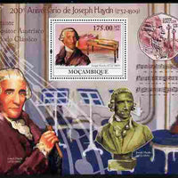 Mozambique 2009 200th Death Anniversary of Joseph Haydn perf m/sheet unmounted mint Michel BL 278