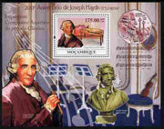 Mozambique 2009 200th Death Anniversary of Joseph Haydn perf m/sheet unmounted mint Michel BL 278
