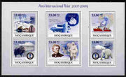 Mozambique 2009 International Polar Year perf sheetlet containing 6 values unmounted mint Michel 3462-67