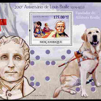 Mozambique 2009 200th Birth Anniversary of Louis Braille perf m/sheet unmounted mint Michel BL 283