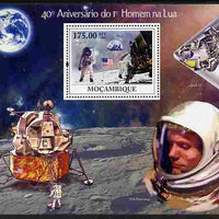 Mozambique 2009 40th Anniversary of First Man on the Moon perf m/sheet unmounted mint Michel BL 287
