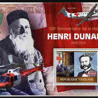 Togo 2010 Death Centenary of Henry Dunant perf m/sheet unmounted mint Michel BL 514
