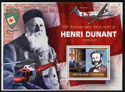 Togo 2010 Death Centenary of Henry Dunant perf m/sheet unmounted mint Michel BL 514