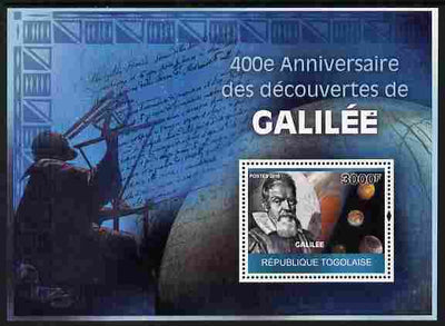 Togo 2010 400th Anniversary of Galileo's Discoveries perf m/sheet unmounted mint Michel BL 509
