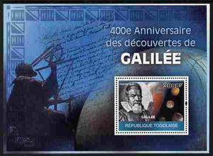 Togo 2010 400th Anniversary of Galileo's Discoveries perf m/sheet unmounted mint Michel BL 509