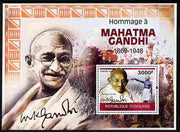Togo 2010 Mahatma Gandhi perf m/sheet unmounted mint Michel BL 515