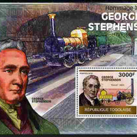 Togo 2010 George Stephenson perf m/sheet unmounted mint Michel BL 511