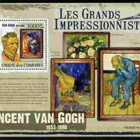 Comoro Islands 2009 Impressionists - Van Gogh perf m/sheet unmounted mint Michel BL 558