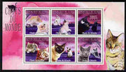 Guinea - Conakry 2009 Cats of the World #3 perf sheetlet containing 6 values unmounted mint Michel 7189-94