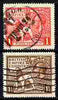 Great Britain 1924 KG5 Wembley Exhibition set of 2 good used SG430-1