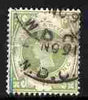 Great Britain 1887-1900 QV Jubilee 1s green good used cat £60