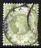 Great Britain 1887-1900 QV Jubilee 1s green cds used cat £60