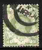 Great Britain 1887-1900 QV Jubilee 1s green heavy circular cancel cat £60