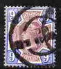 Great Britain 1887-1900 QV Jubilee 9d purple & blue heavy circular cancel cat £40