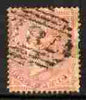 Great Britain 1855-57 QV 4d red wmk large garter good used few nibbled perfs SG 66a cat £110