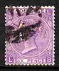 Great Britain 1867-80 QV 6d mauve plate 8 good used SG109 cat £120