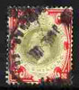 Great Britain 1902-13 KE7 1s green & red heavy cancel cat £35