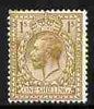 Great Britain 1912-24 KG5 1s Royal Cypher mounted mint SG395 cat £20