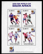 Mozambique 2010 Footbal World Cup perf sheetlet containing 4 values unmounted mint