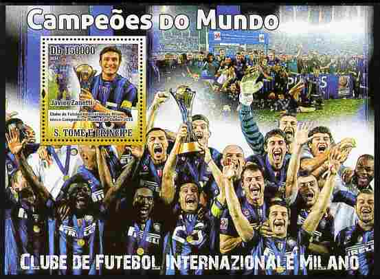 St Thomas & Prince Islands 2011 Football World Cup perf m/sheet unmounted mint