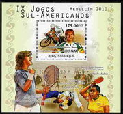 Mozambique 2010 South American Games perf s/sheet unmounted mint