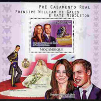 Mozambique 2010 Royal Engagement - William & Kate perf s/sheet unmounted mint