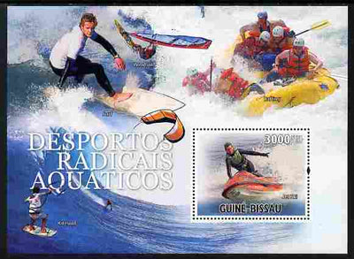 Guinea - Bissau 2010 Extreme Water Sports perf s/sheet unmounted mint