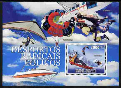 Guinea - Bissau 2010 Extreme Wind Sports perf s/sheet unmounted mint