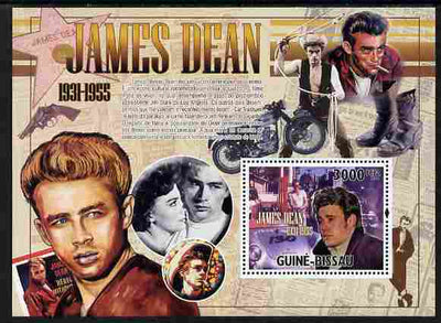 Guinea - Bissau 2010 James Dean perf s/sheet unmounted mint
