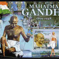 Guinea - Bissau 2010 Mahatma Gandhi #1 perf s/sheet unmounted mint