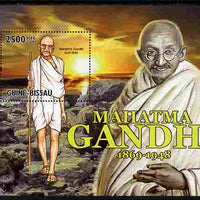 Guinea - Bissau 2010 Mahatma Gandhi #2 perf s/sheet unmounted mint