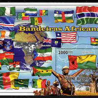 Guinea - Bissau 2010 African Flags #2 perf s/sheet unmounted mint