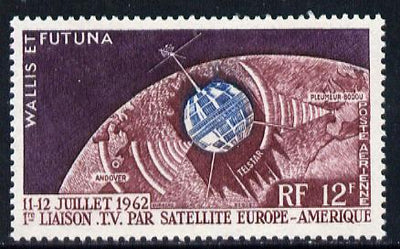 Wallis & Futuna 1962 Television Satellite unmounted mint, SG 181