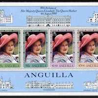Anguilla 1980 Queen Mother's 80th Birthday perf m/sheet unmounted mint SG MS 415
