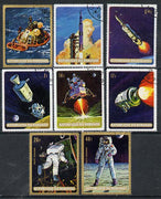 Burundi 1969 Man on the Moon set of 8 cto used, SG 470-77