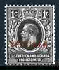 Kenya, Uganda & Tanganyika 1921-22 KG5 1c Script CA overprinted SPECIMEN fresh with gum SG 65s (only about 400 produced)