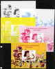 Mali 2010 55th Anniversary of Disneyland - Toy Story #2 s/sheet - the set of 5 imperf progressive proofs comprising the 4 individual colours plus all 4-colour composite, unmounted mint