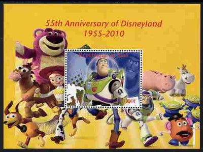 Mali 2010 55th Anniversary of Disneyland - Toy Story #4 perf s/sheet unmounted mint. Note this item is privately produced and is offered purely on its thematic appeal