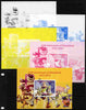 Mali 2010 55th Anniversary of Disneyland - Toy Story #4 s/sheet - the set of 5 imperf progressive proofs comprising the 4 individual colours plus all 4-colour composite, unmounted mint