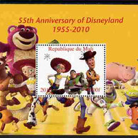 Mali 2010 55th Anniversary of Disneyland - Toy Story #5 perf s/sheet unmounted mint. Note this item is privately produced and is offered purely on its thematic appeal